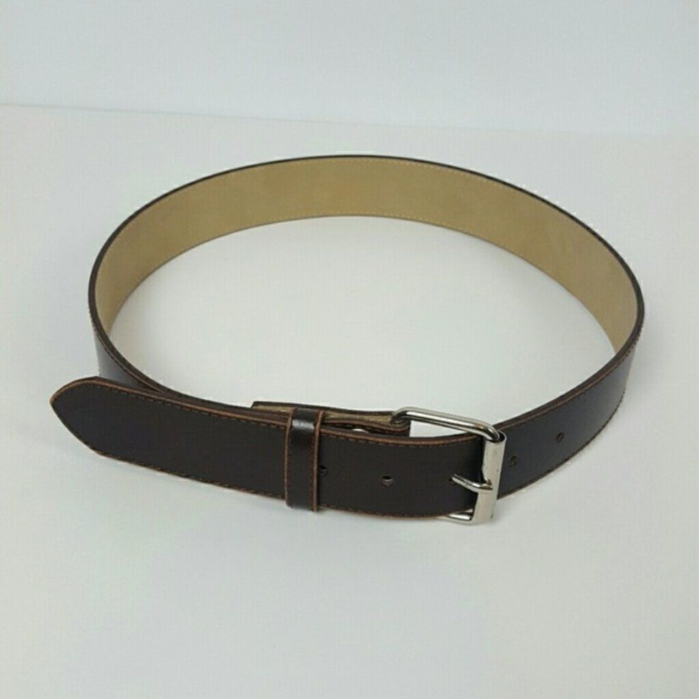 Women's Faux Leather Belt‎ Brown  Size  S/M    30"